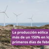 Aumento Producción eólica