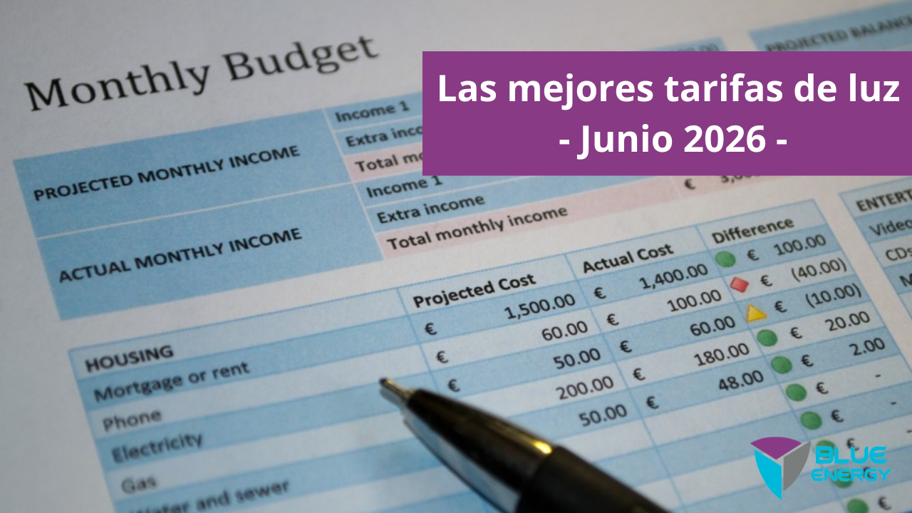 Mejores precios luz junio 2026